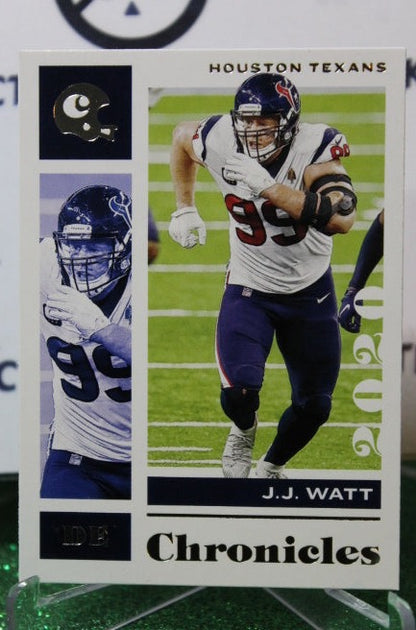 2020 PANINI CHRONICLES J.J. WATT # 40  NFL HOUSTON TEXANS GRIDIRON  CARD