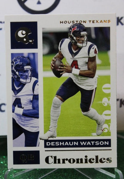 2020 PANINI CHRONICLES DESHAUN WATSON # 39  NFL HOUSTON TEXANS GRIDIRON  CARD