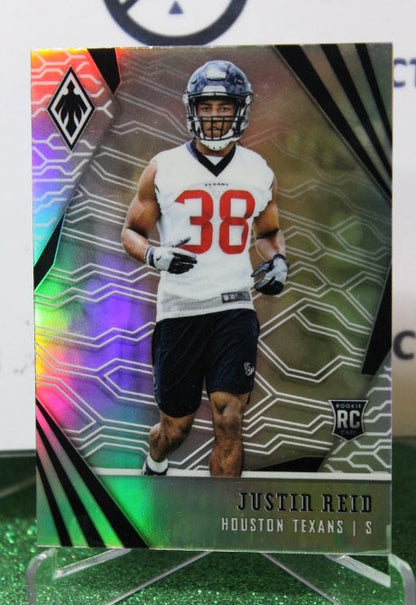 2018 PANINI PHOENIX JUSTIN REID # 163 ROOKIE NFL HOUSTON TEXANS GRIDIRON  CARD