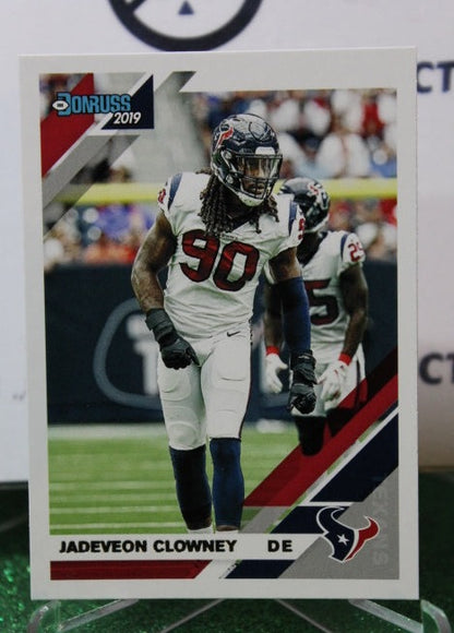 2019 PANINI DONRUSS JADEVEON CLOWNEY # 108 NFL HOUSTON TEXANS GRIDIRON  CARD