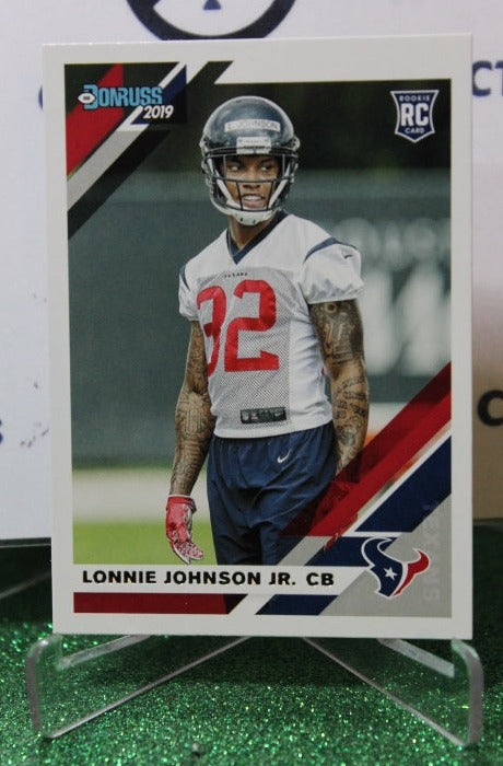 2019 PANINI DONRUSS LONNIE JOHNSON JR. # 276 ROOKIE NFL HOUSTON TEXANS GRIDIRON  CARD