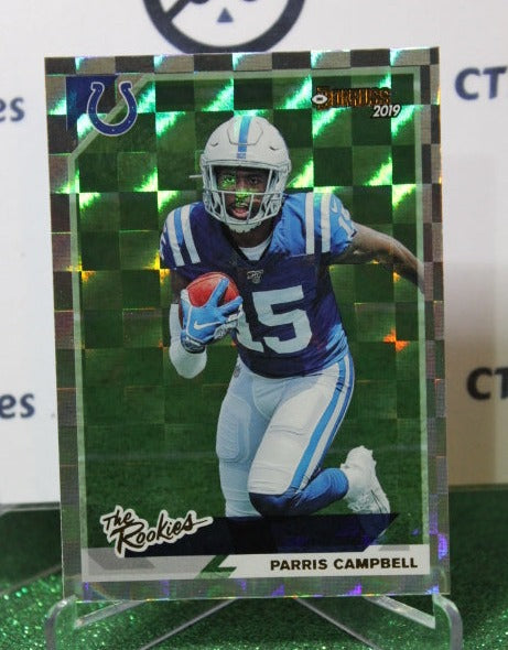 2019 PANINI DONRUSS PARRIS CAMPBELL # TR-15 ROOKIE  NFL INDIANAPOLIS COLTS GRIDIRON  CARD