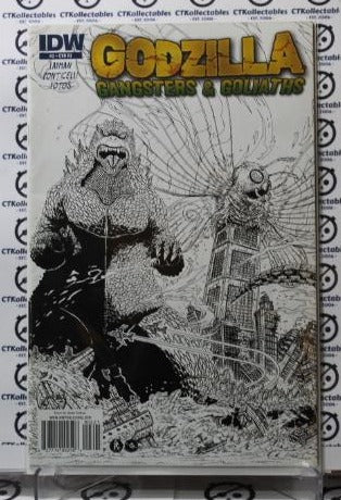 GODZILLA # 2 GANGSTERS & GOLIATHS VARIANT  IDW COMICS NM / VF  COMIC BOOK 2011