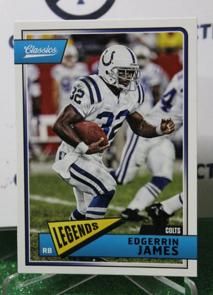 2018 PANINI CLASSICS EDGERRIN JAMES # 136 LEGENDS NFL INDIANAPOLIS COLTS GRIDIRON  CARD