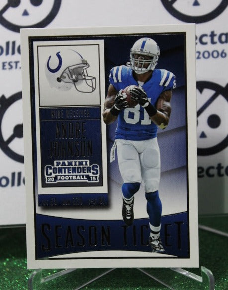 2015 PANINI CONTENDERS ANDRE JOHNSON # 32 NFL INDIANAPOLIS COLTS GRIDIRON  CARD