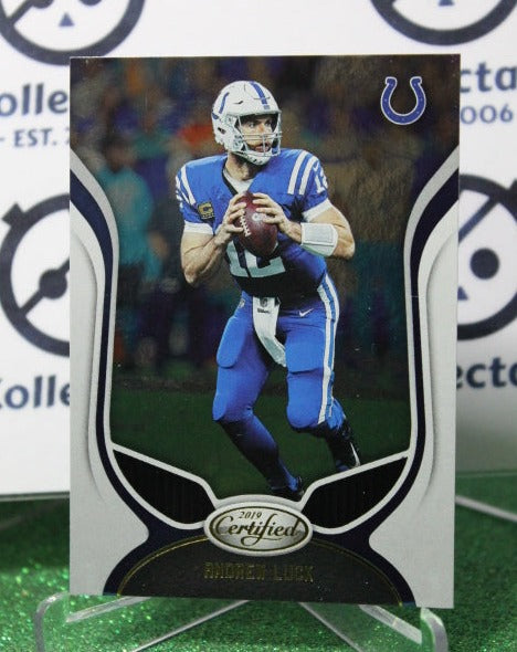 2019 PANINI CERTIFIED ANDREW LUCK # 28 NFL INDIANAPOLIS COLTS GRIDIRON  CARD