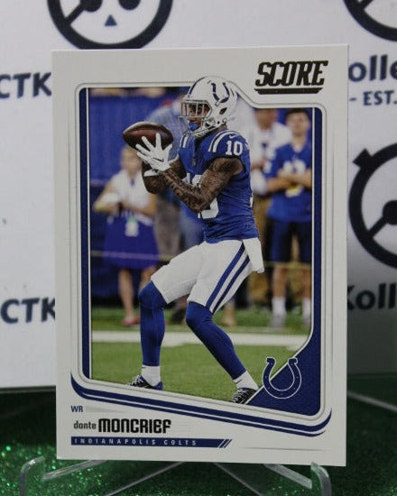 2018 PANINI SCORE DONTE MONCRIEF # 141 NFL INDIANAPOLIS COLTS GRIDIRON  CARD