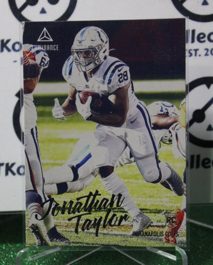 2020 PANINI CHRONICLES LUMINANCE JONATHAN TAYLOR # 215 ROOKIE NFL INDIANAPOLIS COLTS GRIDIRON  CARD