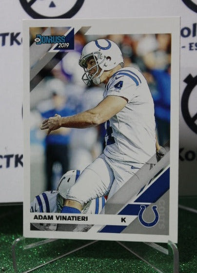 2019 PANINI DONRUSS ADAM VINATIERI # 117 NFL INDIANAPOLIS COLTS GRIDIRON  CARD