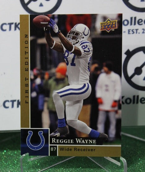 2009  UPPER DECK REGGIE WAYNE # 65 GOLD NFL INDIANAPOLIS COLTS GRIDIRON  CARD