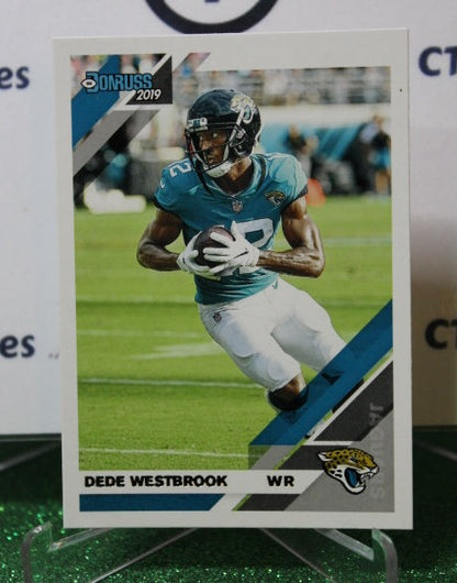 2019 PANINI DONRUSS DEDE WESTBROOK # 123 NFL JACKSONVILLE JAGUARS GRIDIRON  CARD