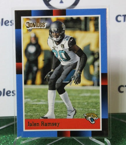 2018 PANINI DONRUSS JALEN RAMSEY # 1988-10 NFL JACKSONVILLE JAGUARS GRIDIRON  CARD