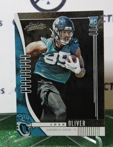 2019 PANINI ABSOLUTE JOSH OLIVER # 194 ROOKIE NFL JACKSONVILLE JAGUARS GRIDIRON  CARD