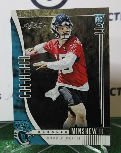 2019 PANINI ABSOLUTE GARDNER MINSHEW II # 162 ROOKIE NFL JACKSONVILLE JAGUARS GRIDIRON  CARD