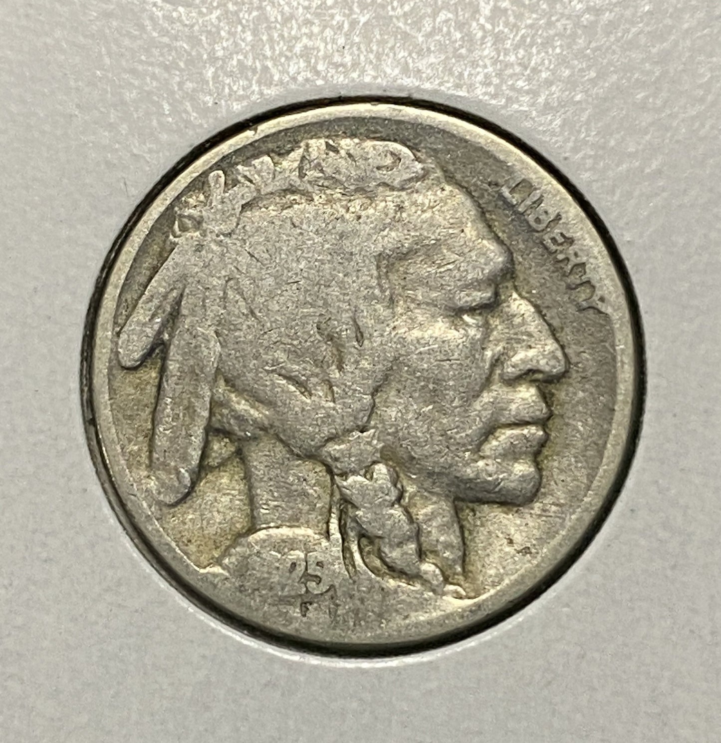 UNITED STATES BUFFALO NICKEL 1925 G/VG 5 CENT COIN