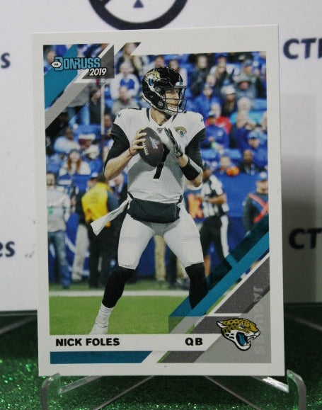 2019 PANINI DONRUSS NICK FOLES # 122 NFL JACKSONVILLE JAGUARS GRIDIRON  CARD