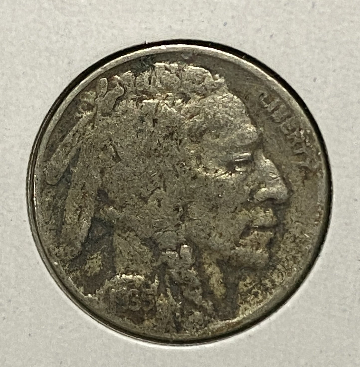 UNITED STATES BUFFALO NICKEL 1935 G/G+ 5 CENT COIN