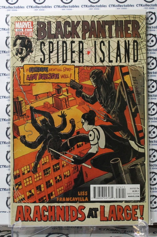 BLACK PANTHER # 524 SPIDER ISLAND 2011 NM/VF MARVEL  COMIC BOOK