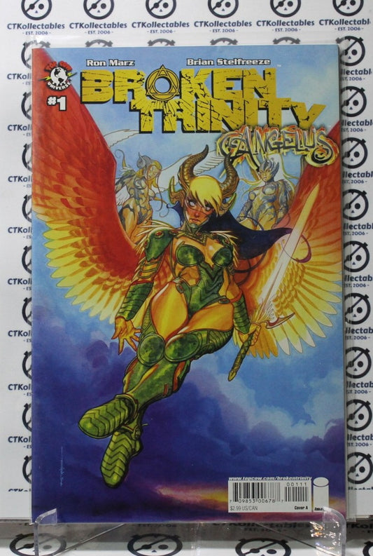 BROKEN TRINITY # 1 ANGELUS  VARIANT TOPCOW / IMAGE COMIC BOOK VF 2008