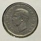 CANADIAN 1949 NICKEL 5 CENTS COIN GEORGE VI (VG/F)