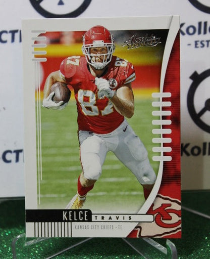 2019 PANINI ABSOLUTE TRAVIS KELCE # 40 NFL KANSAS CITY CHIEFS GRIDIRON  CARD