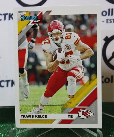 2019 PANINI DONRUSS TRAVIS KELCE # 2 NFL KANSAS CITY CHIEFS GRIDIRON  CARD