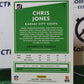 2020 PANINI DONRUSS CHRIS JONES # 6 NFL KANSAS CITY CHIEFS GRIDIRON  CARD