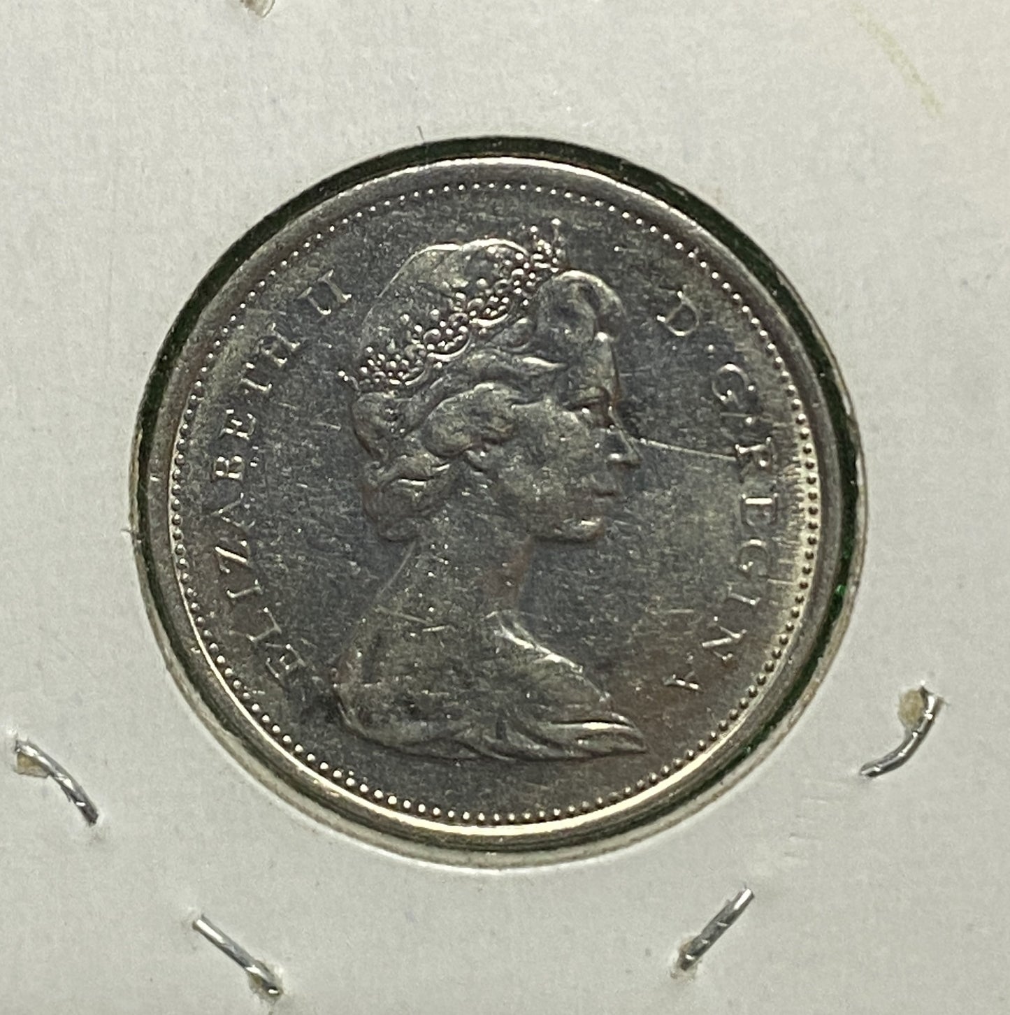 CANADIAN 1978 Queen Elizabeth II  25 CENTS QUARTER COIN VF+ / EF CONDITION