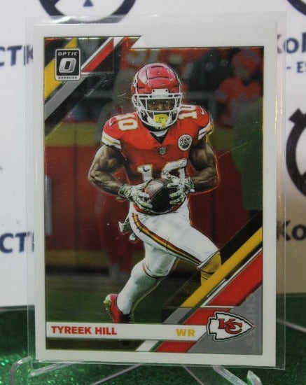 2019 PANINI DONRUSS OPTIC TYREEK HILL # 3  NFL KANSAS CITY CHIEFS GRIDIRON  CARD