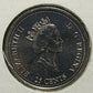 CANADIAN 1999 MILLENNIUM FEBRUARY Queen Elizabeth II  25 CENTS QUARTER COIN AU / UNC CONDITION