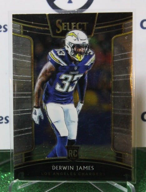 2018 PANINI SELECT DERWIN JAMES  # 99 ROOKIE  NFL LOS ANGELES CHARGERS  GRIDIRON  CARD