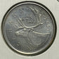 CANADIAN 2001 P Queen Elizabeth II  25 CENTS QUARTER COIN AU / UNC CONDITION