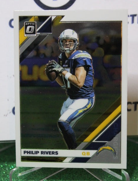 2019 PANINI DONRUSS OPTIC PHILIP RIVERS  # 49  NFL LOS ANGELES CHARGERS  GRIDIRON  CARD