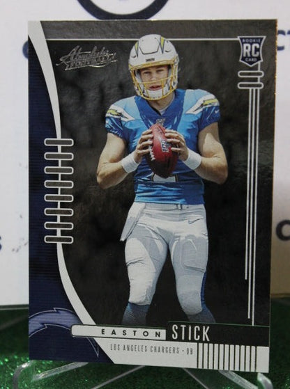 2019 PANINI ABSOLUTE EASTON STICK  # 117 ROOKIE  NFL LOS ANGELES CHARGERS  GRIDIRON  CARD