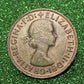 Australian 1 Cent LARGE PENNY COIN 1964  Queen Elizabeth FINE CONDITION