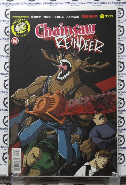 CHAINSAW REINDEER # 1 NM / VF ACTION LAB DANGER ZONE COMIC BOOK 2020 MATURE