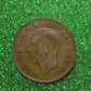 Australian 1 Cent LARGE PENNY COIN 1951  KING GEORGE VI  VG/F CONDITION