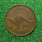 Australian 1 Cent LARGE PENNY COIN 1951  KING GEORGE VI  VG/F CONDITION