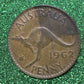 Australian 1 Cent LARGE PENNY COIN 1962  Queen Elizabeth  VG/F CONDITION