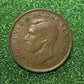 Australian 1 Cent LARGE PENNY COIN 1951  KING GEORGE VI  VG/F CONDITION