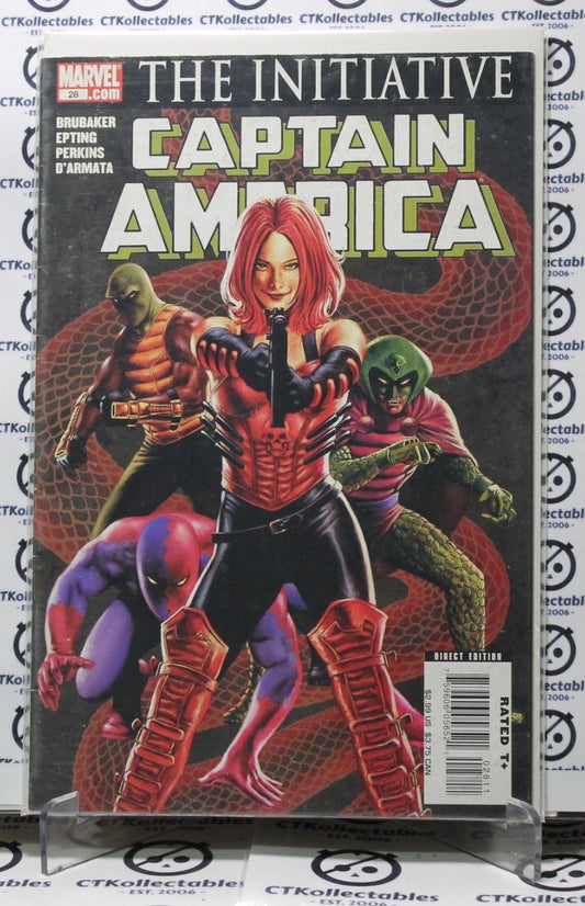 CAPTAIN AMERICA # 28 THE INITIATIVE MARVEL  COMIC BOOK 2007