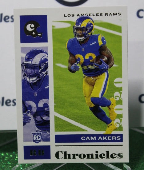 2020 PANINI CHRONICLES CAM AKERS # 56 ROOKIE NFL LOS ANGELES RAMS  GRIDIRON  CARD