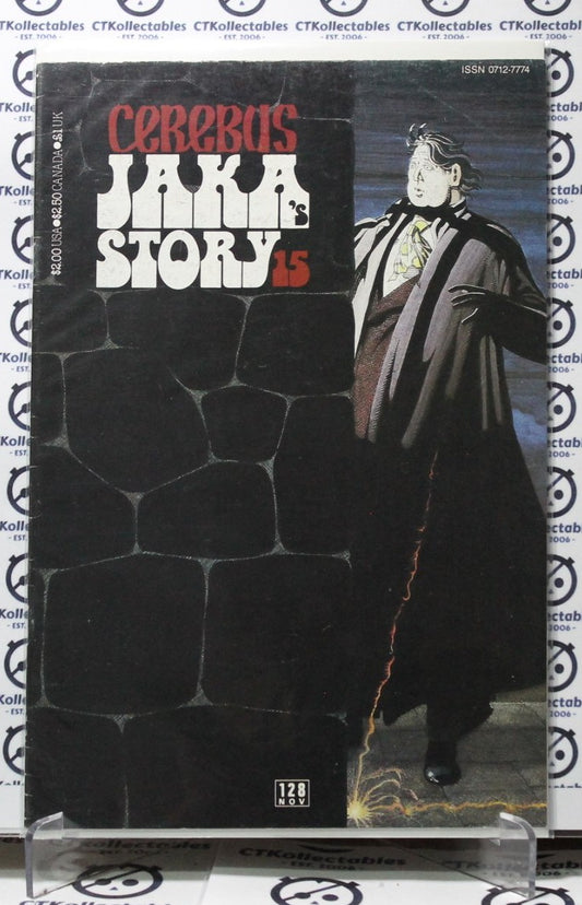 CEREBUS # 128 JAKA STORY VF  COMIC BOOK  AARDVARK-VANAHEIM 1989