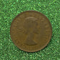 Australian HALF PENNY COIN 1954 Queen Elizabeth VG/F CONDITION