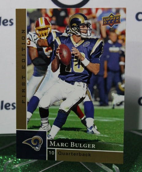 2009 PANINI UPPER DECK MARC BULGER # 135 GOLD NFL LOS ANGELES RAMS  GRIDIRON  CARD