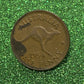 Australian HALF PENNY COIN 1954 Queen Elizabeth VG/F CONDITION