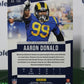 2019 PANINI PRESTIGE ARRON DONALD # 190 BLUE NFL LOS ANGELES RAMS  GRIDIRON  CARD