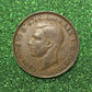 Australian 1 Cent LARGE PENNY COIN 1944 KING GEORGE VI  VG/F CONDITION