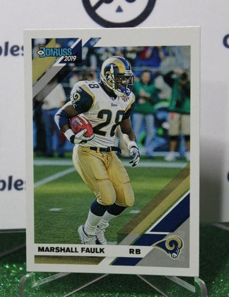 2019 PANINI DONRUSS MARSHALL FAULK # 145 NFL LOS ANGELES RAMS  GRIDIRON  CARD