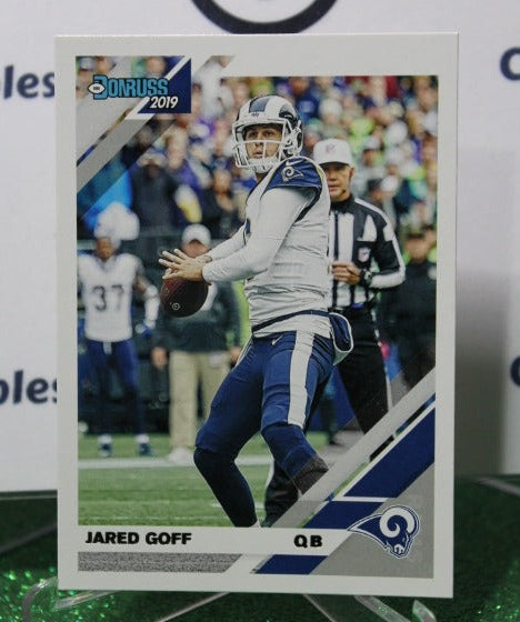 2019 PANINI DONRUSS JARED GOFF # 138 NFL LOS ANGELES RAMS  GRIDIRON  CARD